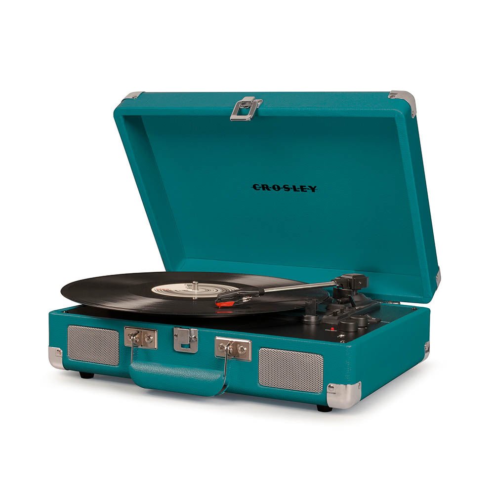 CROSLEY Crosley Cruiser Teal - Bluetooth Portable Turntable - RetroVibes.au