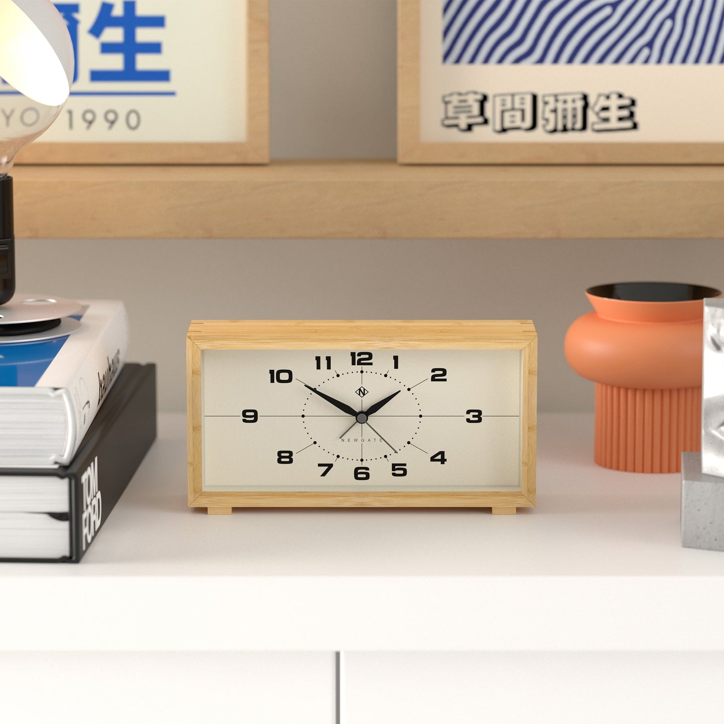 Newgate Lemur Alarm Clock - Retro - Inspired Arabic dial - RetroVibes.au