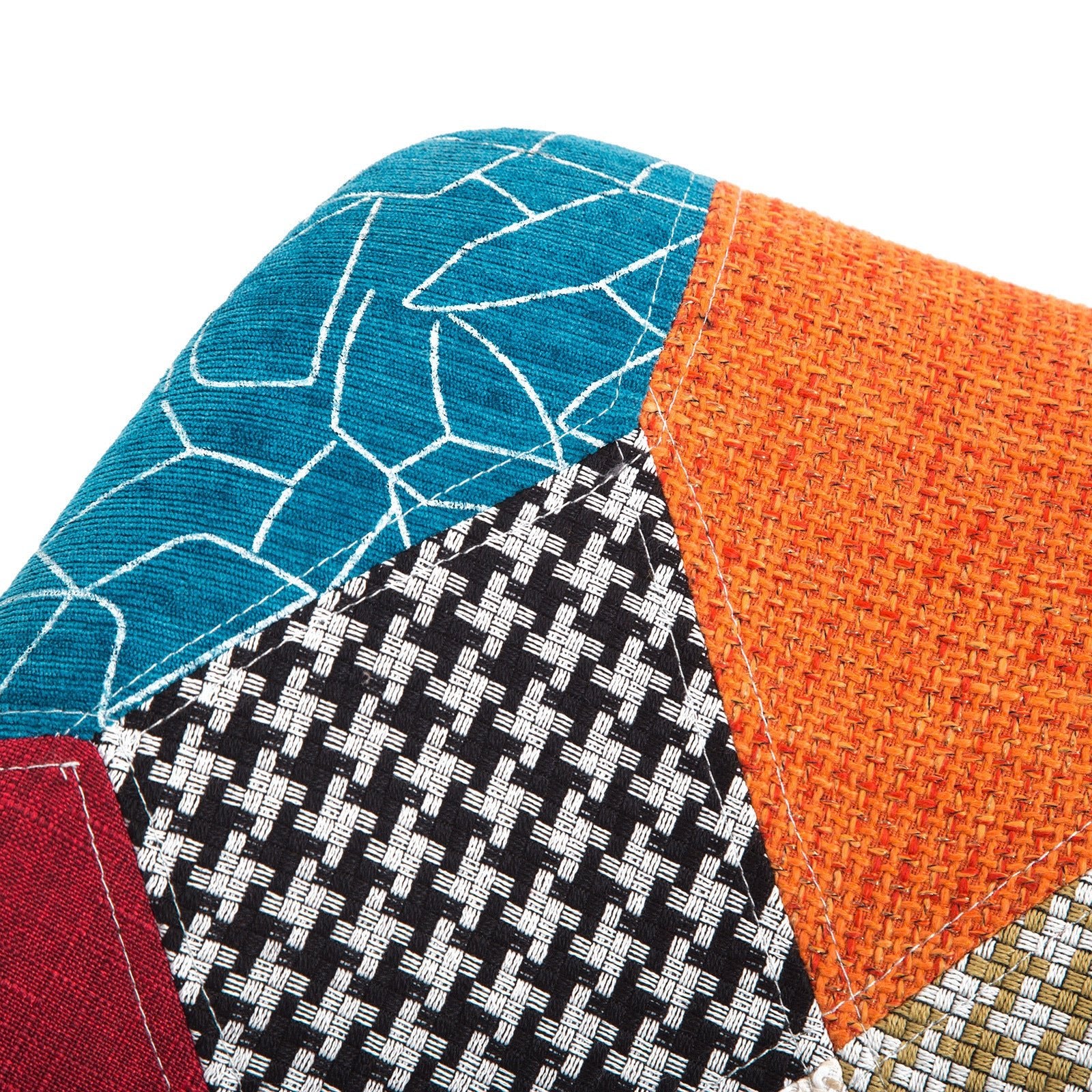 2X Retro Dining Cafe Chair Padded Seat MULTI COLOUR - RetroVibes.au