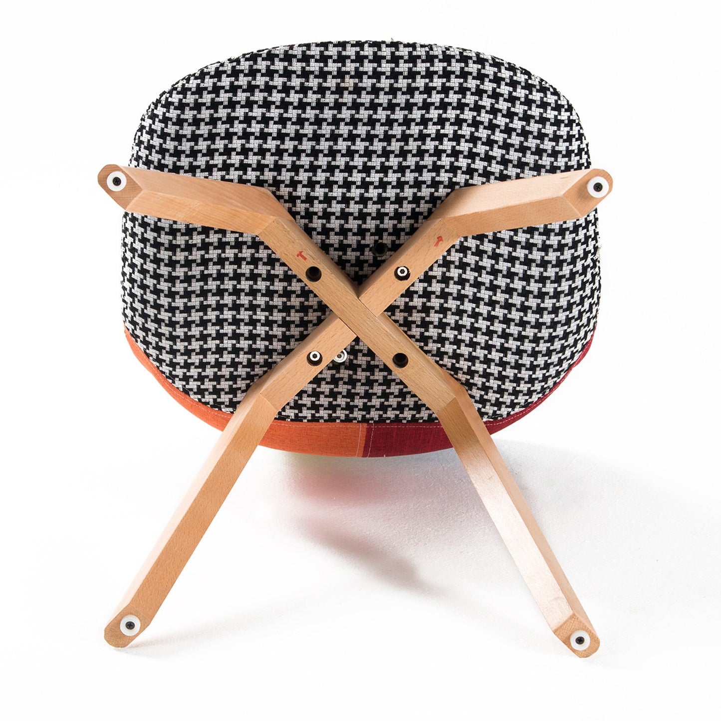 2X Retro Dining Cafe Chair Padded Seat MULTI COLOUR - RetroVibes.au