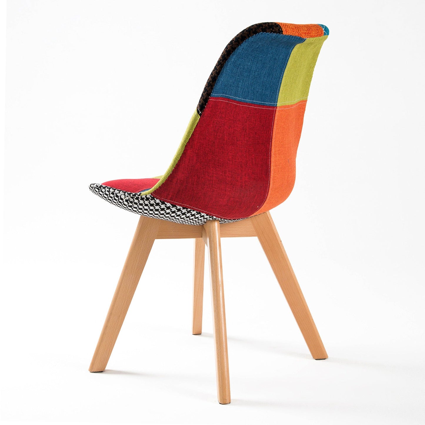 2X Retro Dining Cafe Chair Padded Seat MULTI COLOUR - RetroVibes.au