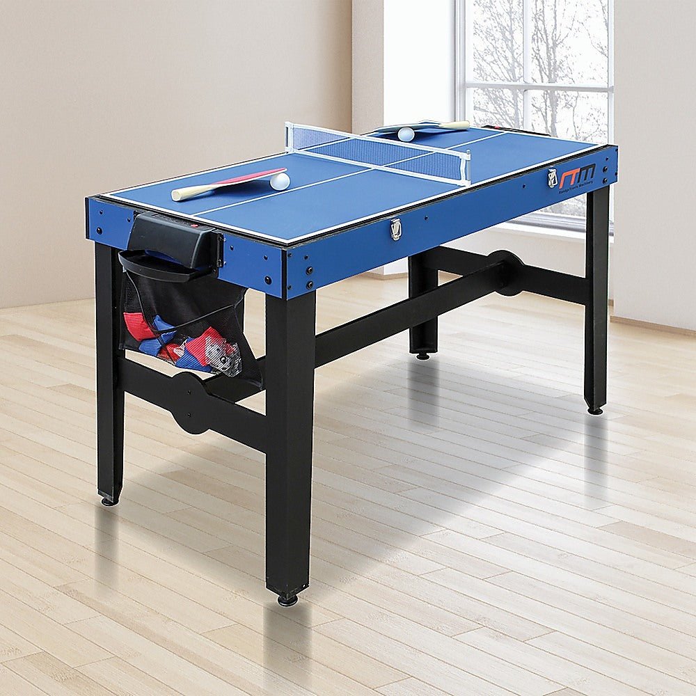 4FT 12 - in - 1 Combo Games Tables Foosball Soccer Basketball Hockey Pool Table Tennis - RetroVibes.au