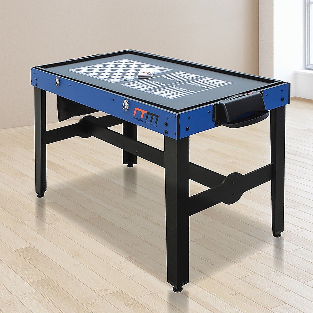 4FT 12 - in - 1 Combo Games Tables Foosball Soccer Basketball Hockey Pool Table Tennis - RetroVibes.au