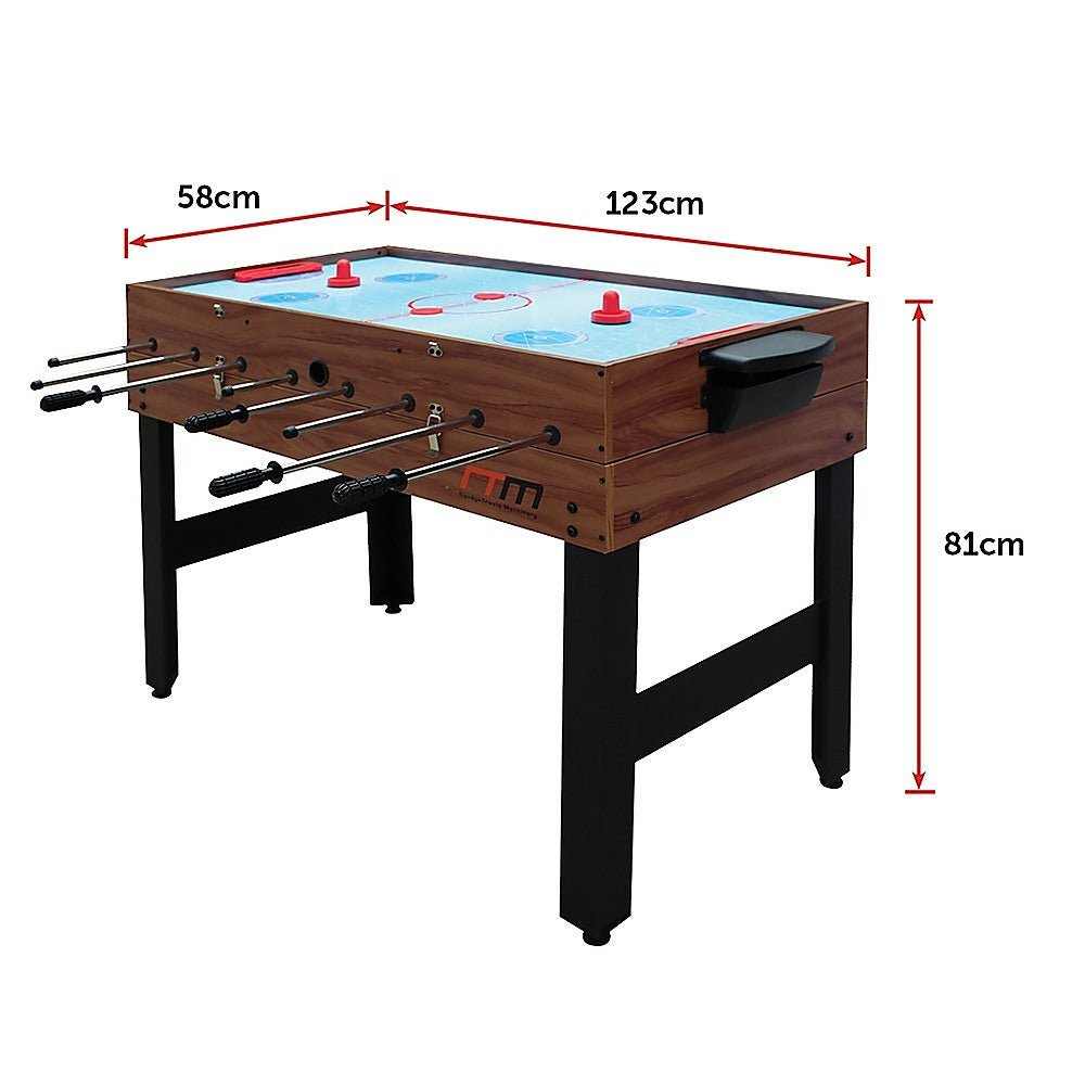 4FT 3 - in - 1 Games Foosball Soccer Hockey Pool Table - RetroVibes.au