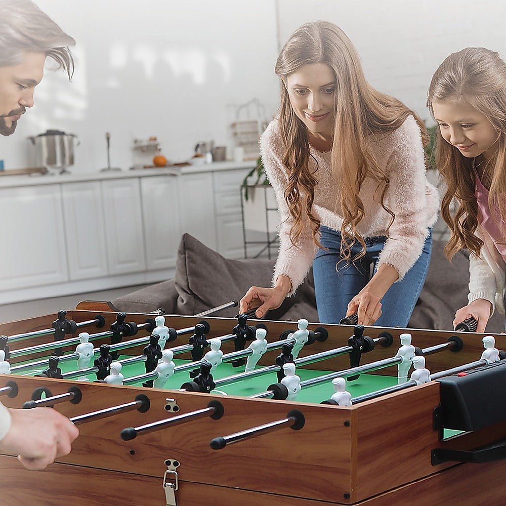 4FT 3 - in - 1 Games Foosball Soccer Hockey Pool Table - RetroVibes.au