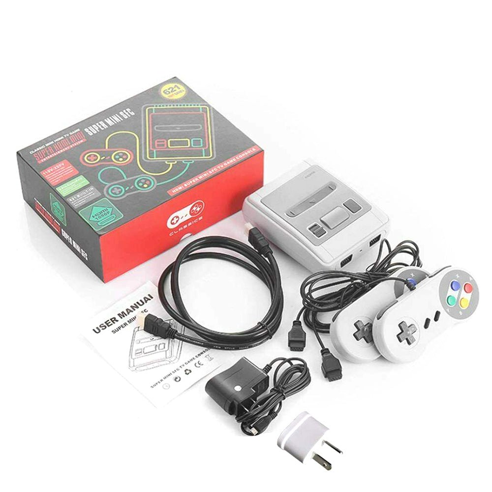 621 - IN - 1 Retro Classic Mini Handheld Game Console TV HDMI 2 Controller Gamepad - RetroVibes.au