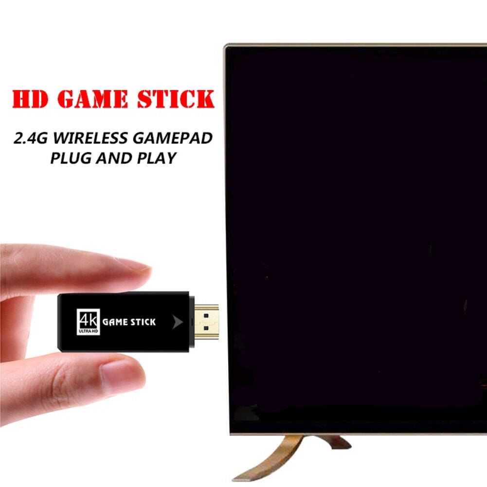 64G 15000+ Retro Classic Video Game Console Stick+2 Wireless Controller HDMI TV - RetroVibes.au