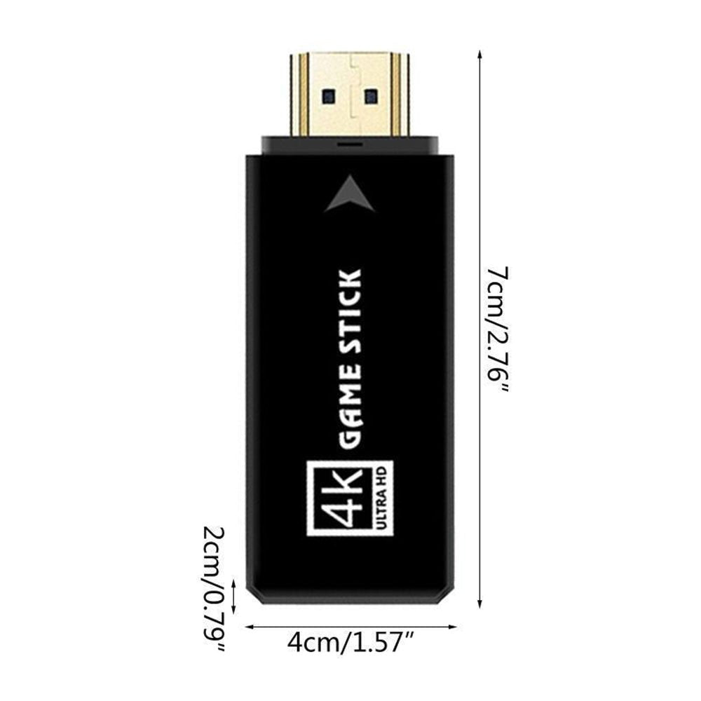 64G 15000+ Retro Classic Video Game Console Stick+2 Wireless Controller HDMI TV - RetroVibes.au