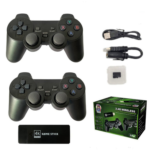 64G 15000+ Retro Classic Video Game Console Stick+2 Wireless Controller HDMI TV - RetroVibes.au