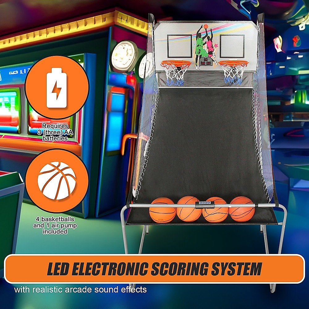 Arcade Basketball Game 2 - Player Electronic Sports - RetroVibes.au