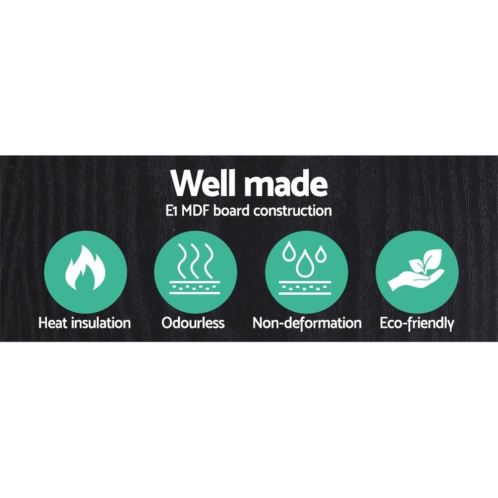 Artiss Floor Lamp 3 Tier Shelf Storage LED Light Stand Home Room Pattern Black - RetroVibes.au