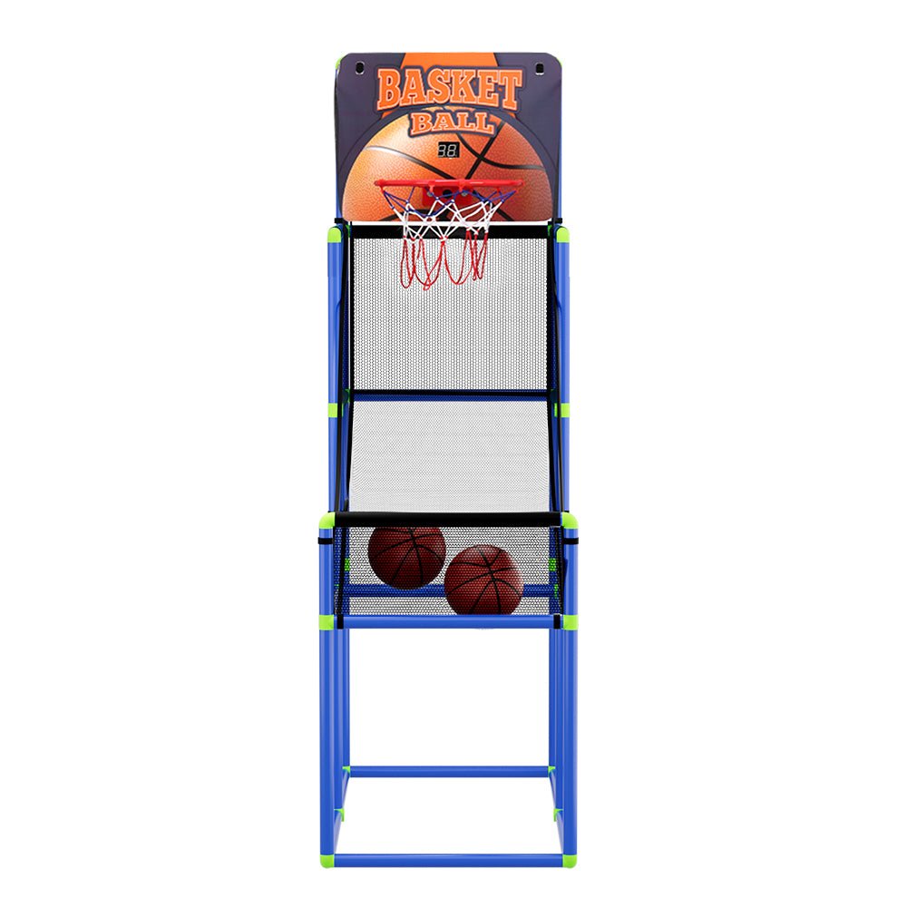 Basketball Arcade Game Electronic Scorer 3 Games Adjustable Kids Blue - RetroVibes.au