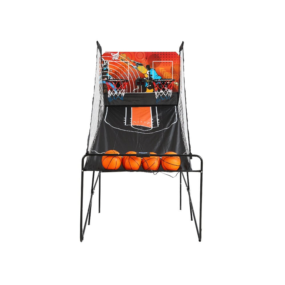 Basketball Arcade Game Electronic Scorer 8 Games Double Shoot Black - RetroVibes.au