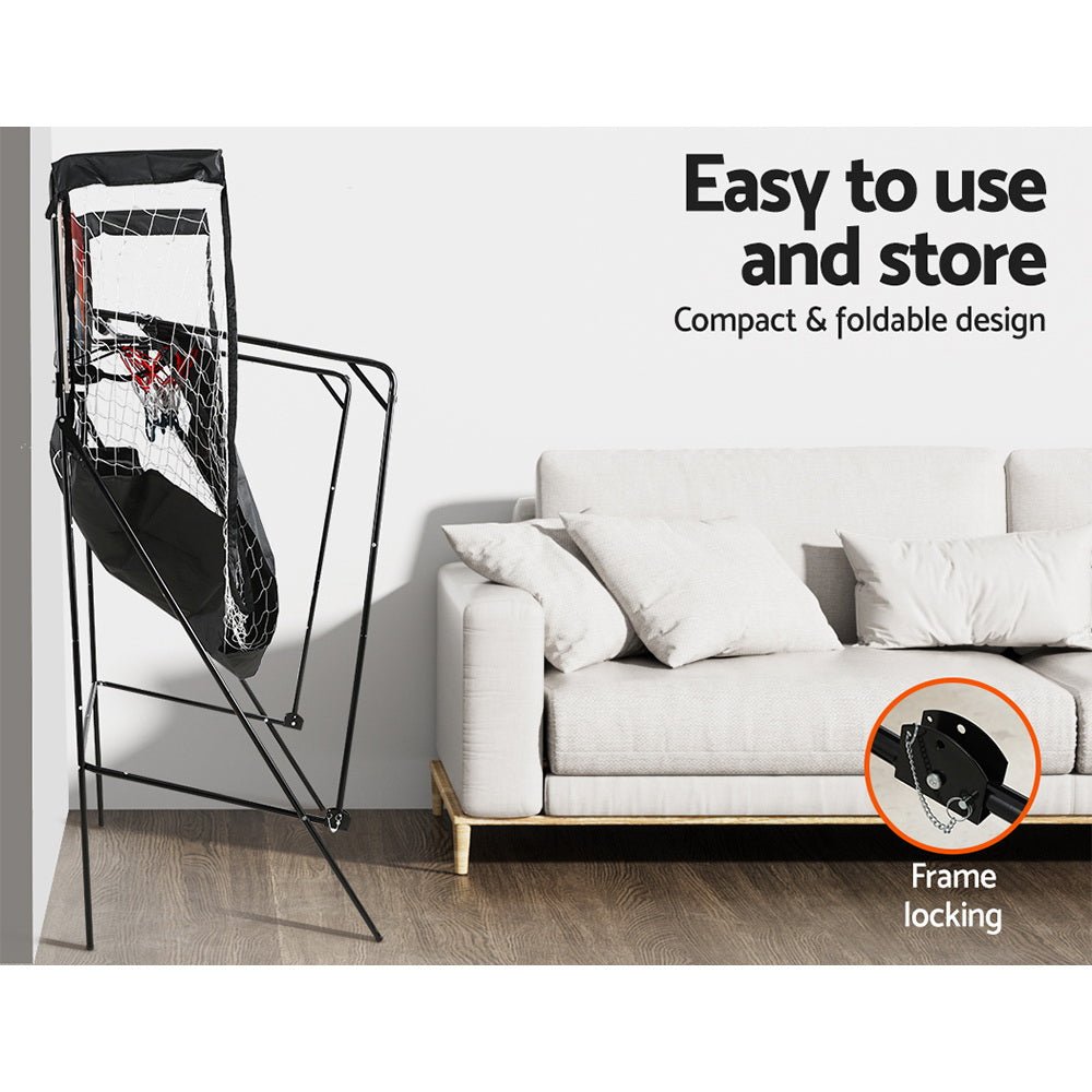 Basketball Arcade Game Electronic Scorer 8 Games Double Shoot Black - RetroVibes.au