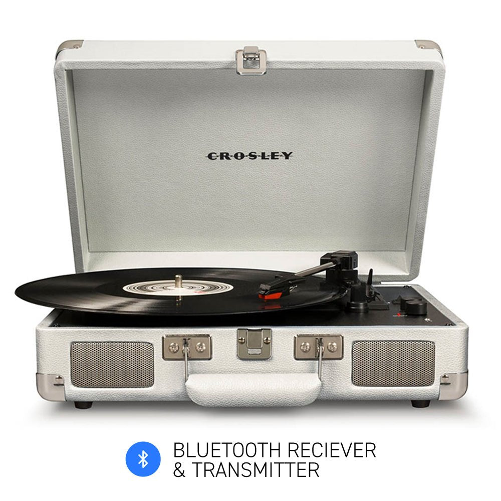 CROSLEY Crosley Cruiser White Sands - Bluetooth Portable Turntable - RetroVibes.au