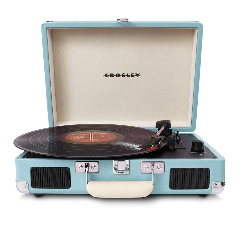 Crosley Cruiser Bluetooth Portable Turntable - Turquoise - RetroVibes.au