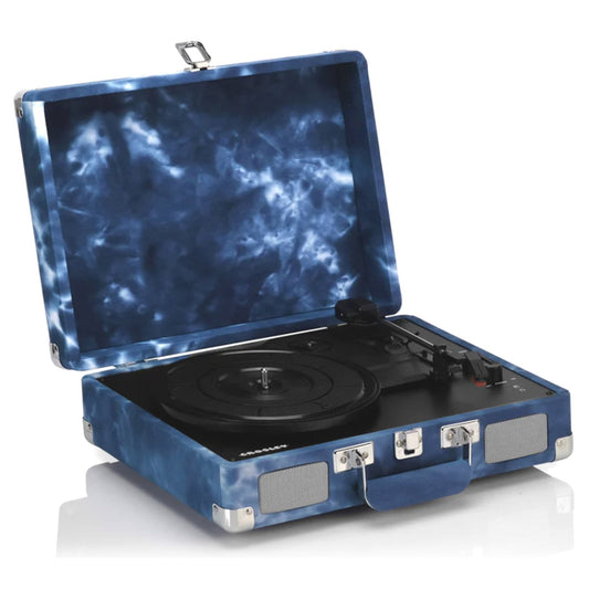 Crosley Cruiser Plus Bluetooth Turntable 3 Speed Indigo Blue - RetroVibes.au