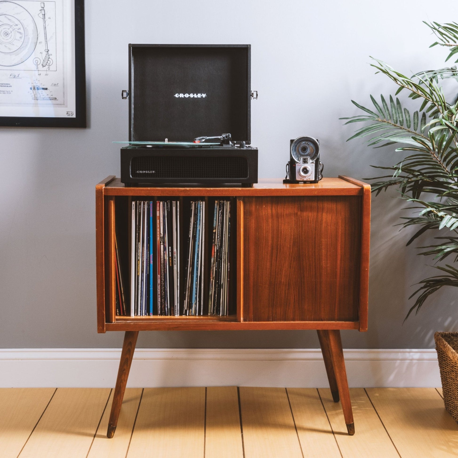 Crosley Voyager Black - Bluetooth Portable Turntable - RetroVibes.au