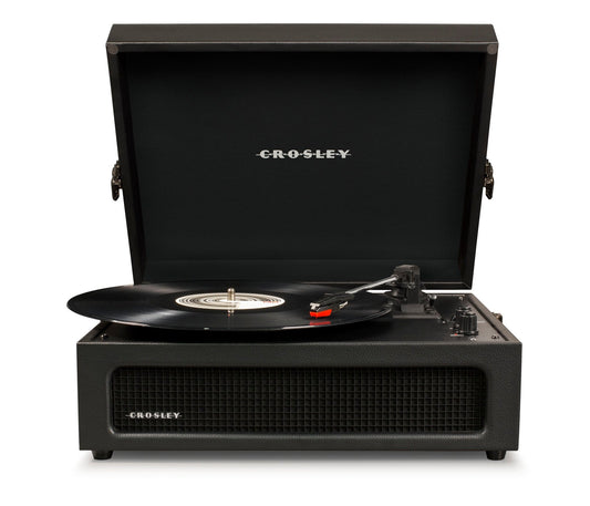 Crosley Voyager Black - Bluetooth Portable Turntable - RetroVibes.au