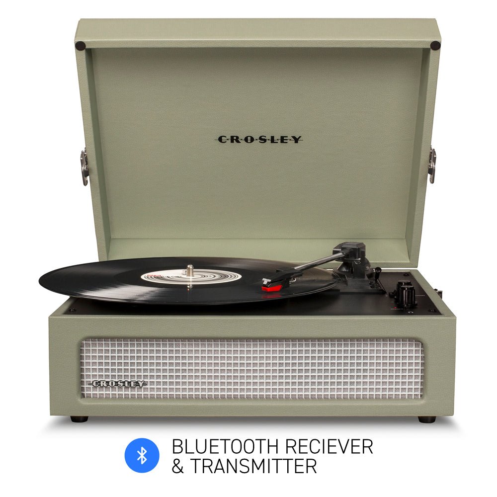 Crosley Voyager Sage - Bluetooth Portable Turntable - RetroVibes.au