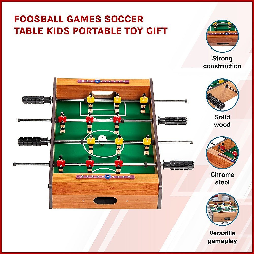 Foosball Games Soccer Table Kids Portable Toy Gift - RetroVibes.au