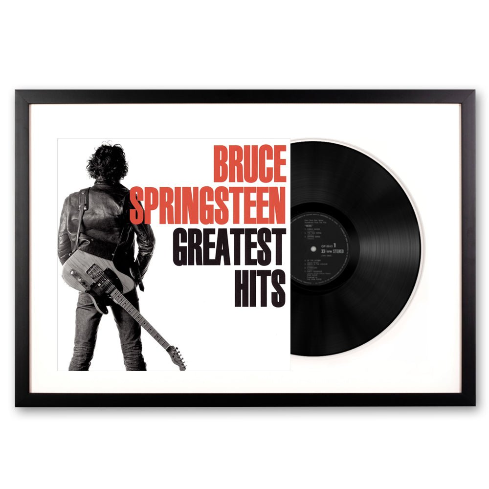 Framed Bruce Springsteen Greatest Hits Vinyl Album Art - RetroVibes.au