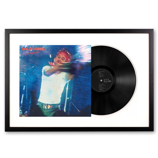 Framed Cold Chisel - Swingshift - Double Vinyl Album Art - RetroVibes.au