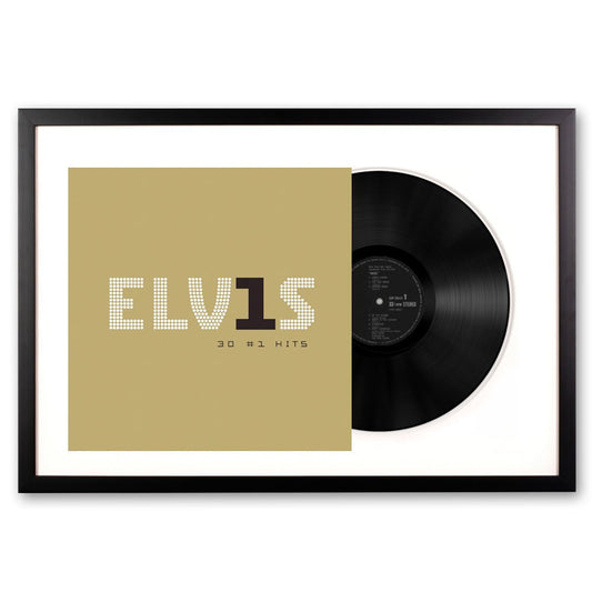 Framed Elvis Presley Elvis 30 #1 Hits Vinyl Album Art - RetroVibes.au