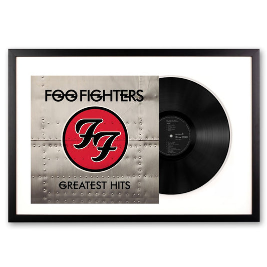 Framed Foo Fighters Greatest Hits Vinyl Album Art - RetroVibes.au