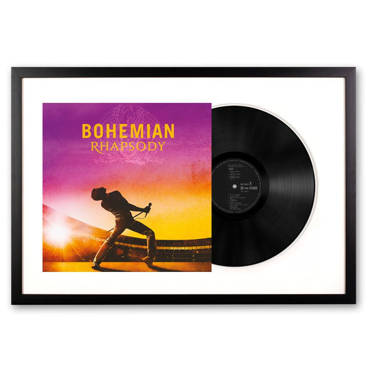 Framed Queen - Bohemian Rhapsody - Double Vinyl Album Art - RetroVibes.au