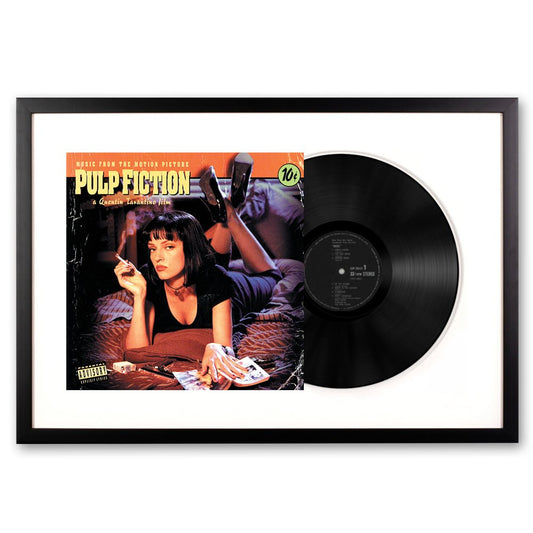 Framed Various Artists Pulp Fiction - Vinyl Album Art - RetroVibes.au