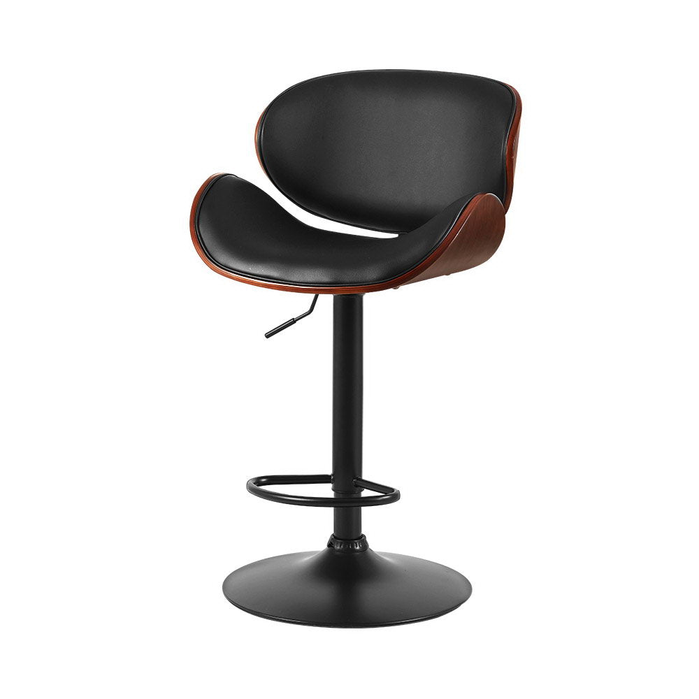 Industrial Retro Bar Stool – Black - RetroVibes.au