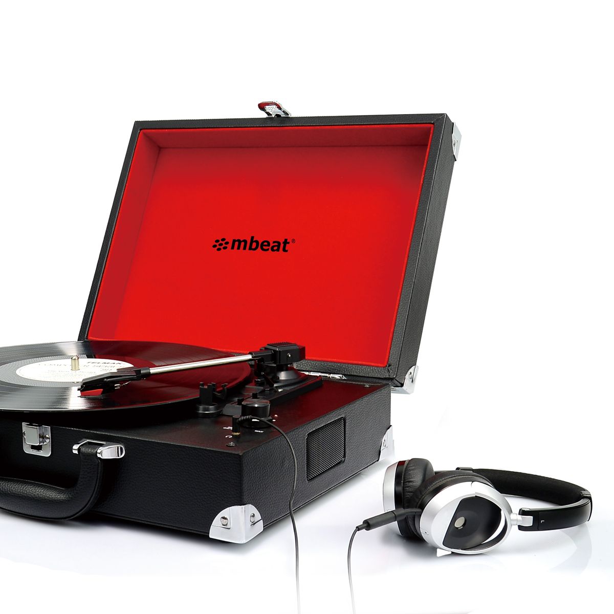 mbeat Retro Briefcase - styled USB Turntable - RetroVibes.au