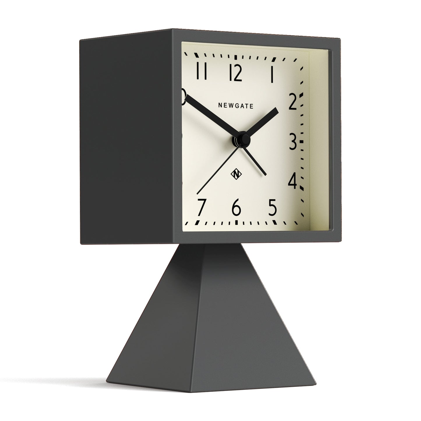 Newgate Brian Alarm Clock Blizzard Grey - RetroVibes.au