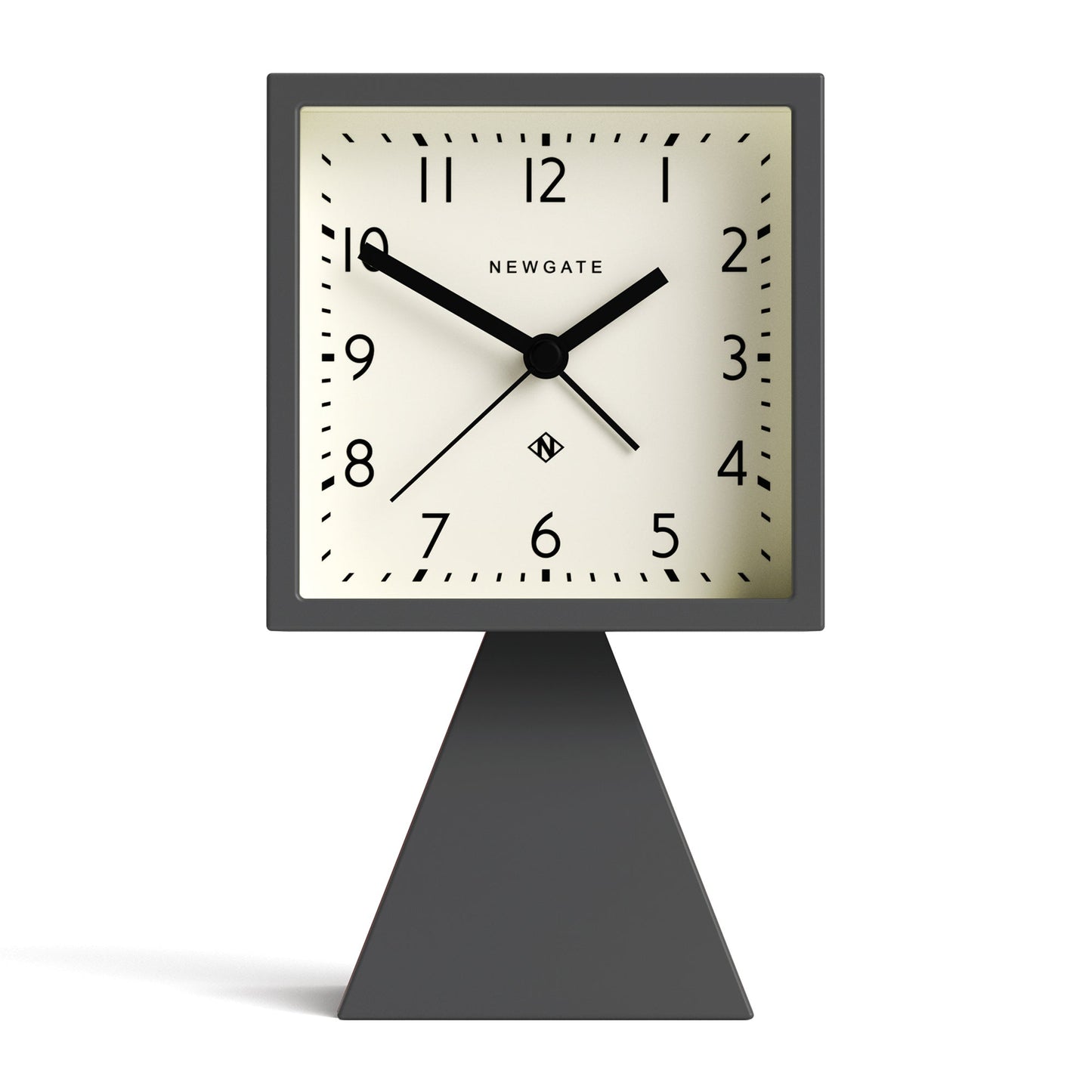 Newgate Brian Alarm Clock Blizzard Grey - RetroVibes.au