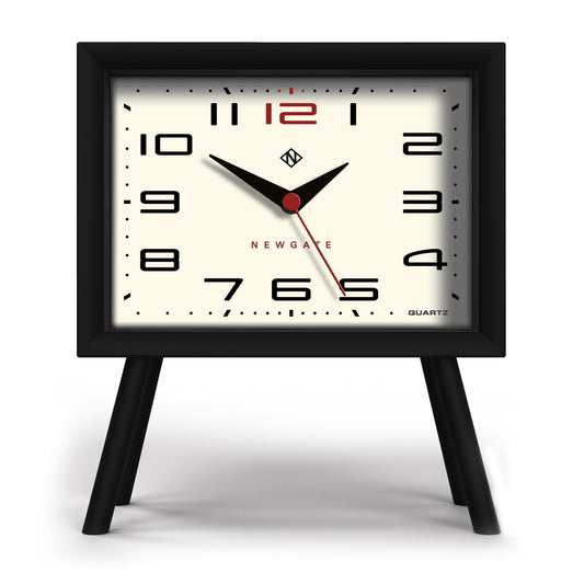 Newgate Henry Mantel Clock Neutral Mono Ii Dial - RetroVibes.au