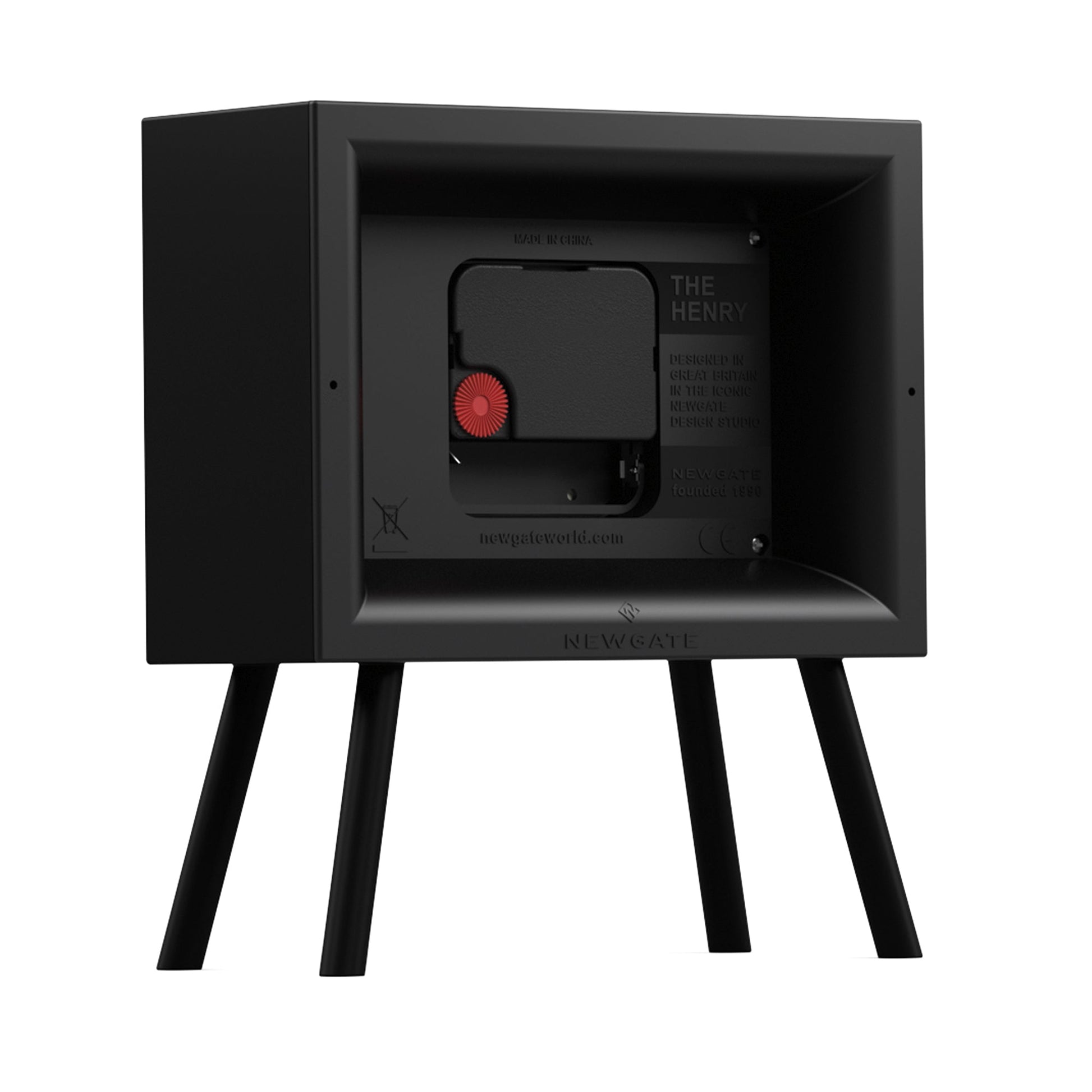 Newgate Henry Mantel Clock - Neutral Mono II Dial - RetroVibes.au