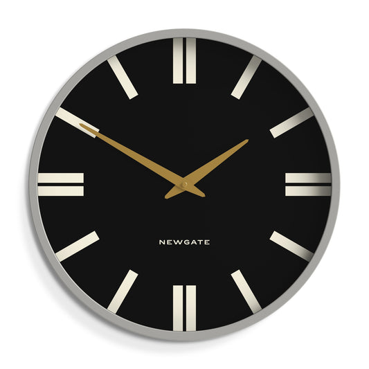 Newgate Universal Wall Clock Plaza Dial Grey - RetroVibes.au