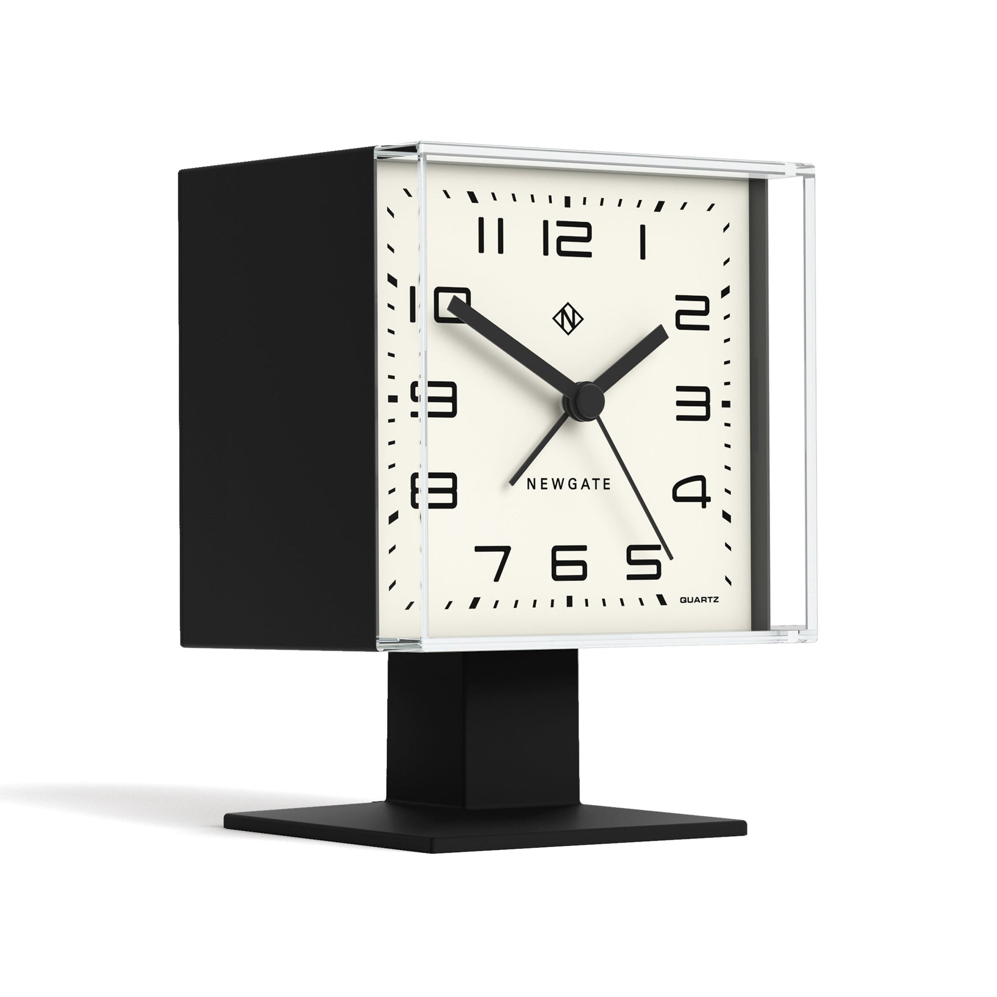 Newgate Victor Alarm Clock Black - RetroVibes.au