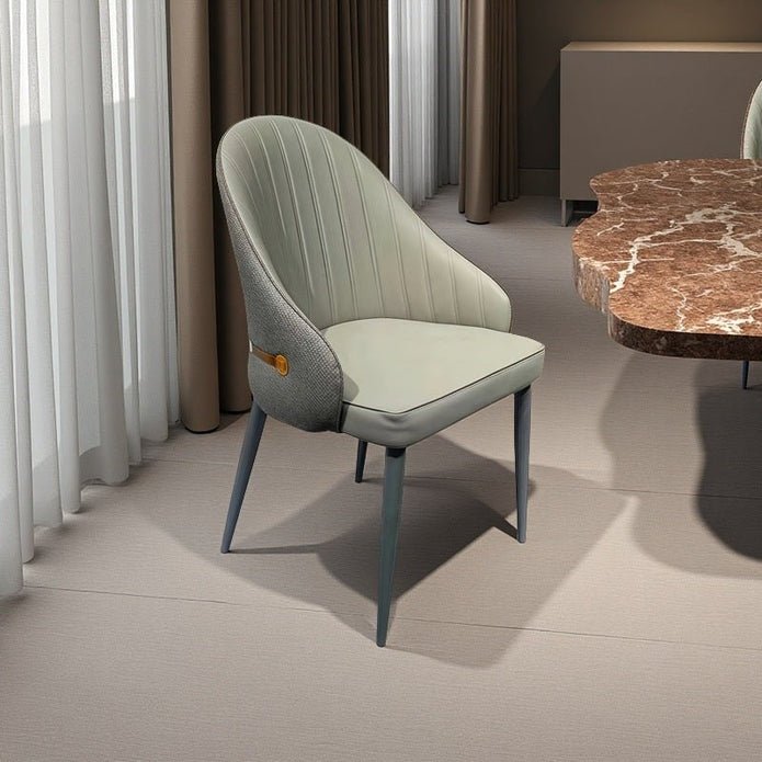 Velutto Velvet Dining Chairs – Gray (Set of 2) - RetroVibes.au