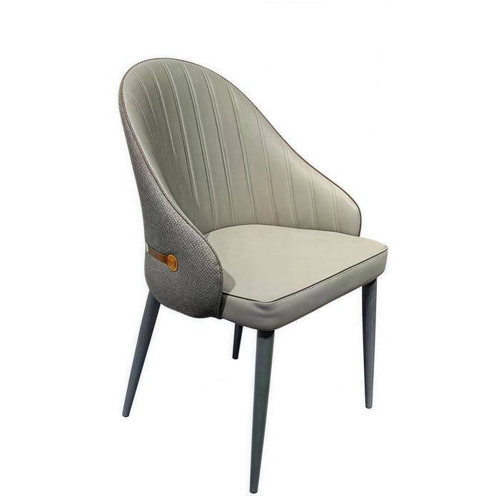 Velutto Velvet Dining Chairs – Gray (Set of 2) - RetroVibes.au