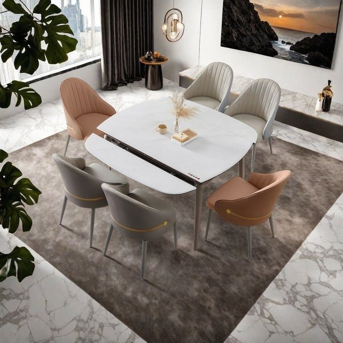 Velutto Velvet Dining Chairs – Gray (Set of 2) - RetroVibes.au