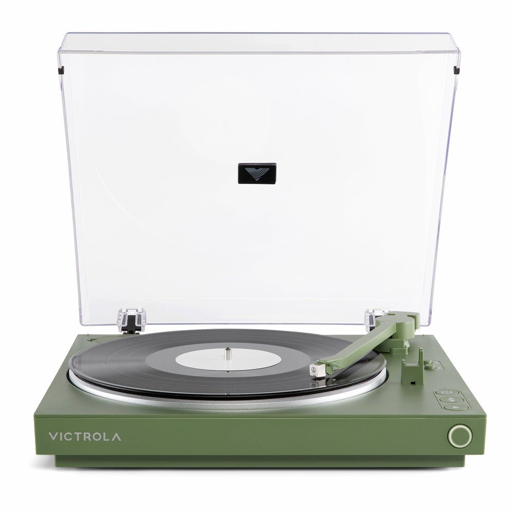 Victrola Automatic Turntable - Green - RetroVibes.au