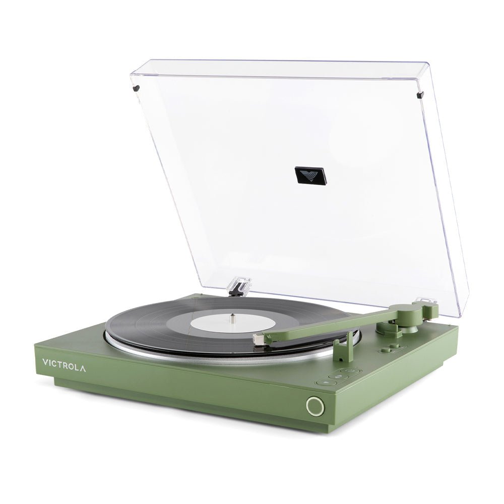 Victrola Automatic Turntable - Green - RetroVibes.au