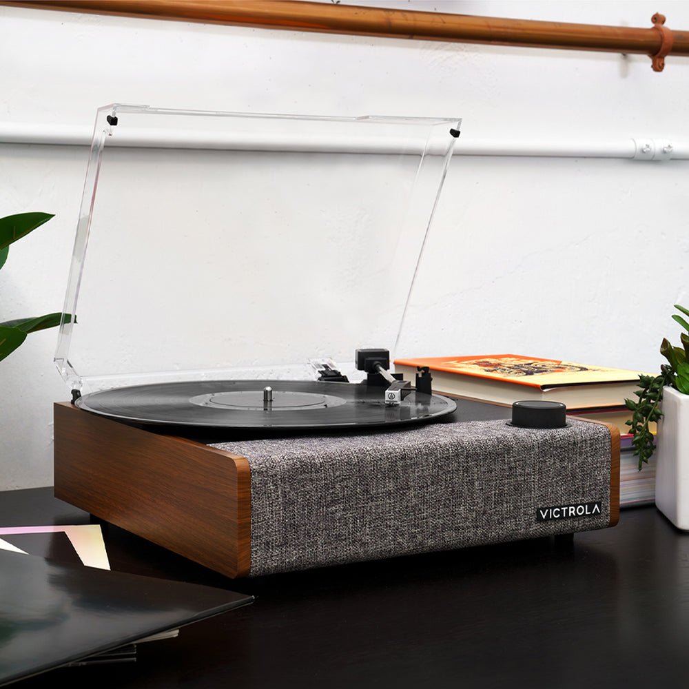 Victrola Eastwood II Turntable - Walnut - RetroVibes.au