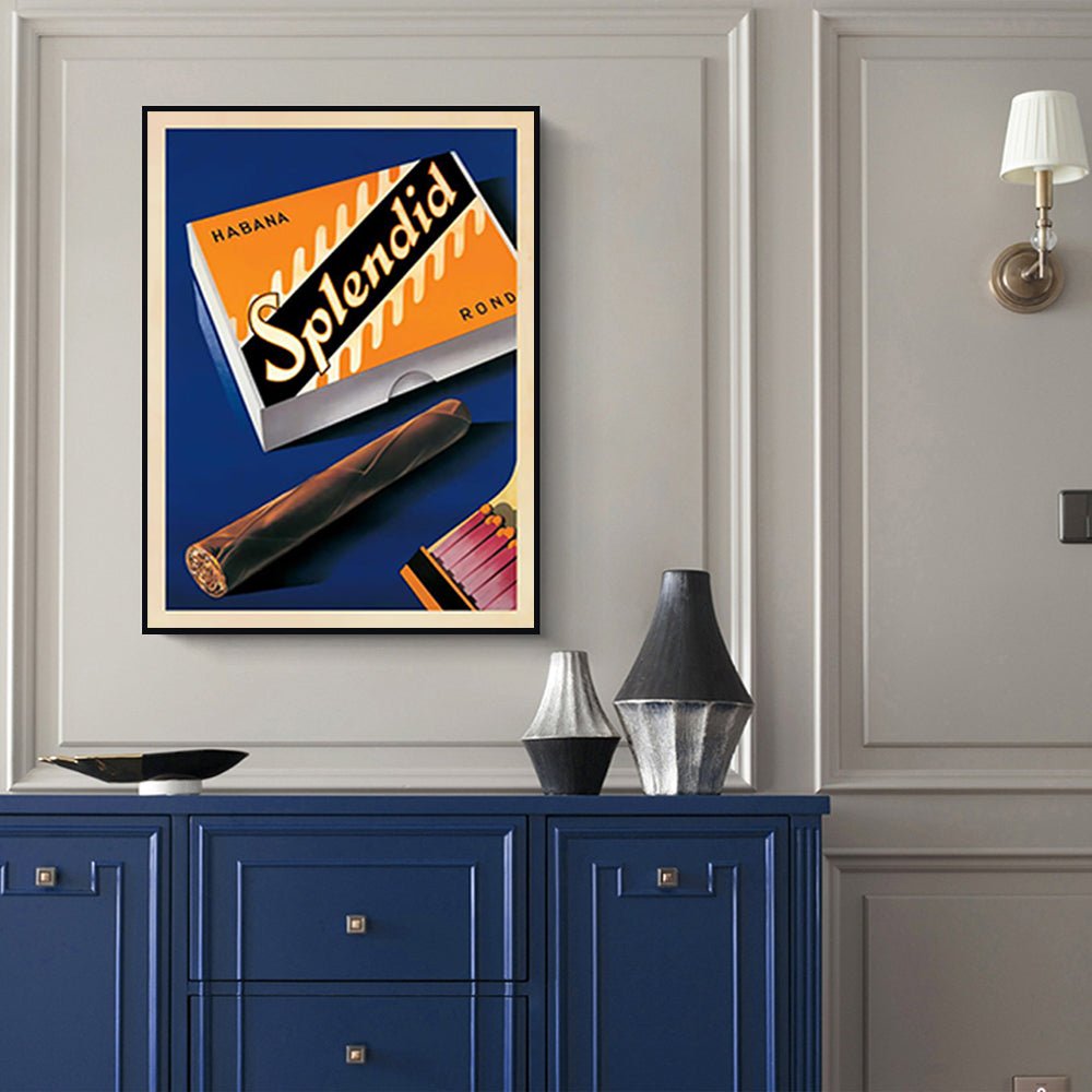 Wall Art 80cmx120cm Splendid Black Frame Canvas - RetroVibes.au