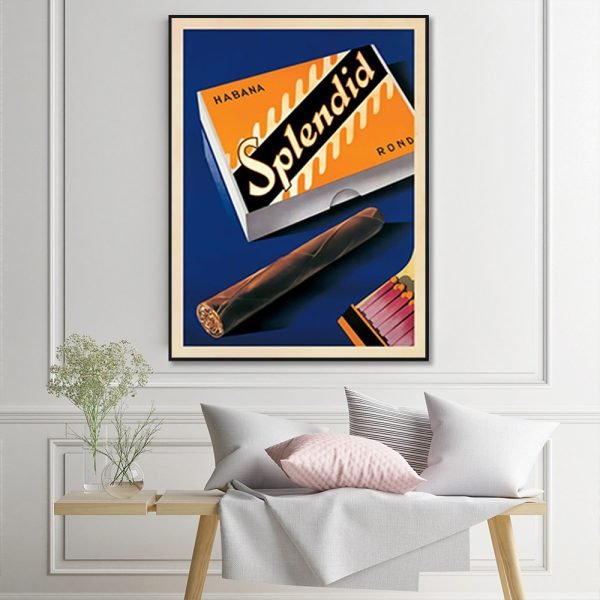 Wall Art 80cmx120cm Splendid Black Frame Canvas - RetroVibes.au
