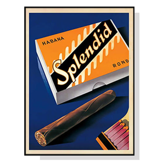 Wall Art 80cmx120cm Splendid Black Frame Canvas - RetroVibes.au